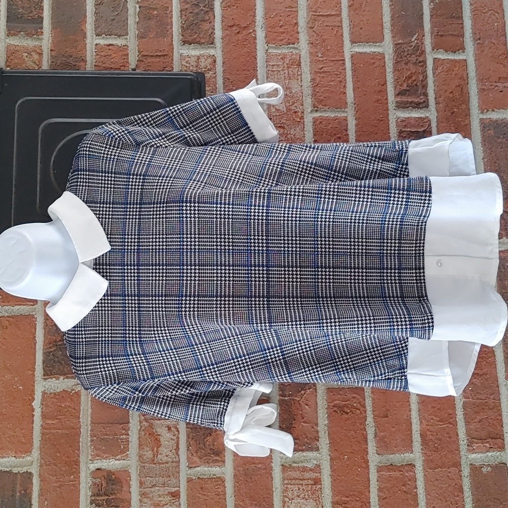 Faith and Joy Faux 2fer Top Size M